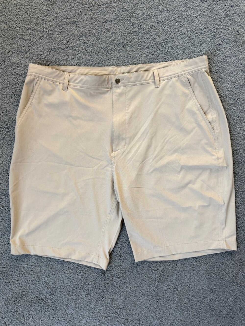 FootJoy FJ Lightweight Khaki Performance Golf Shorts Men's Size W42 - EUC